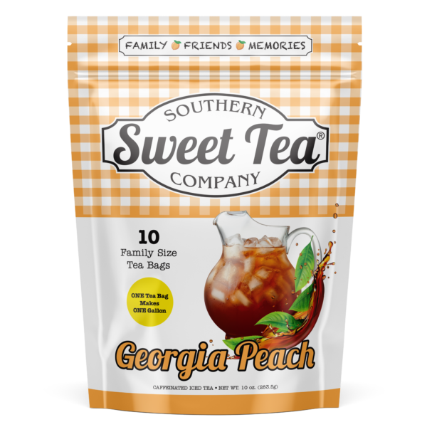 Iced Tea bags Southern tea sweet unsweetened gallon size family size Peach